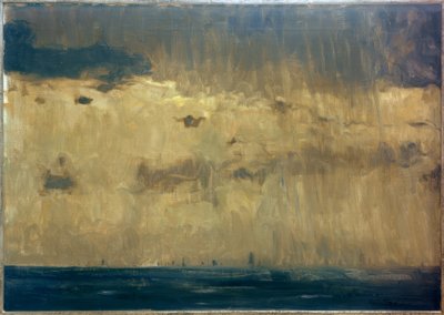 Regen auf See von Carlos Grethe